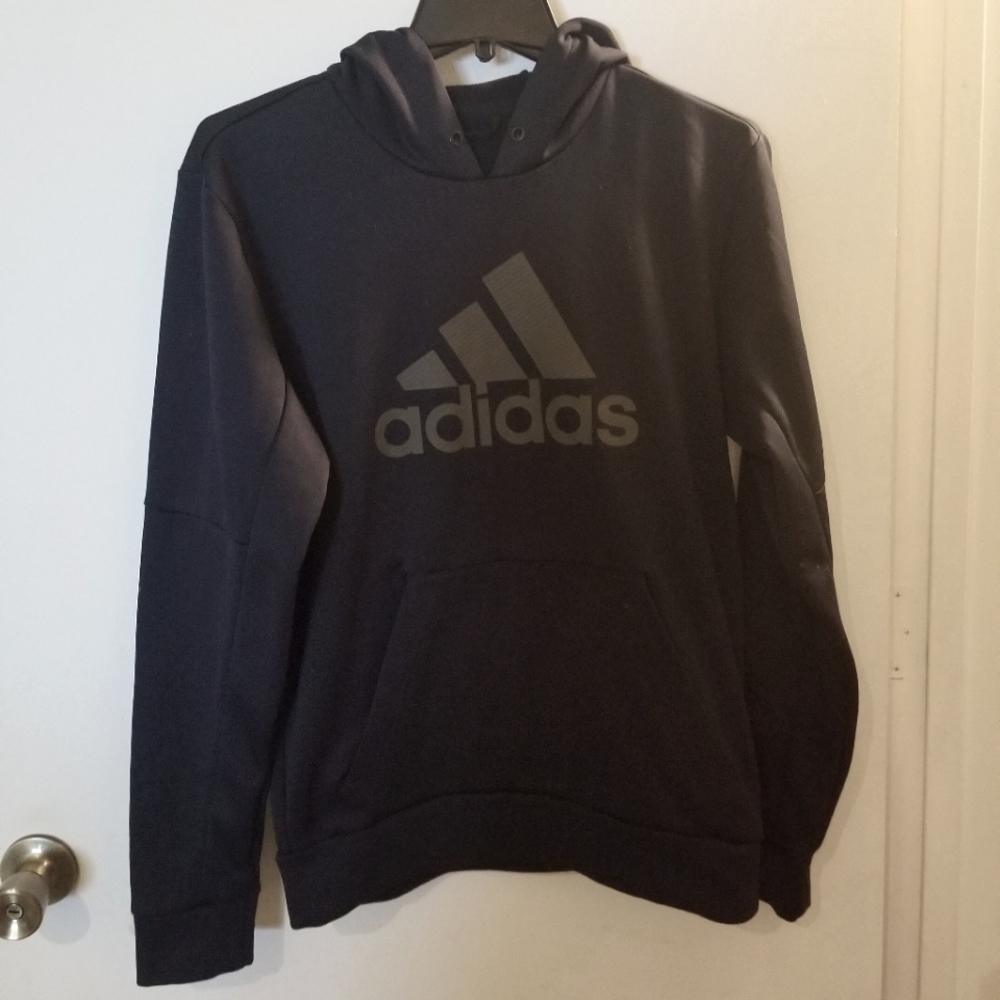 Adidas Sweatshirt -Navy & Grey- Small